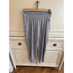 Vuori Women's Harem Soft Jogger Leggings Small‎ Heathered Gray Soft Stretch